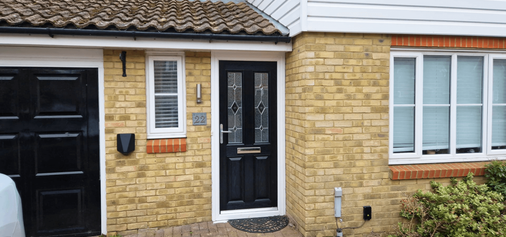dark composite door