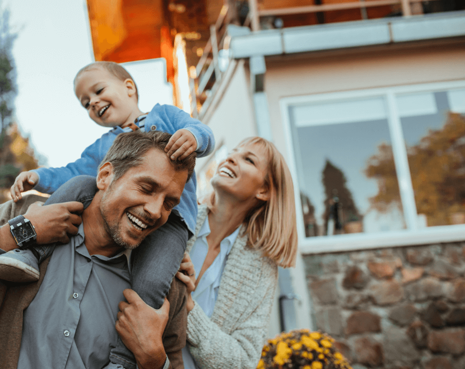 family laughing