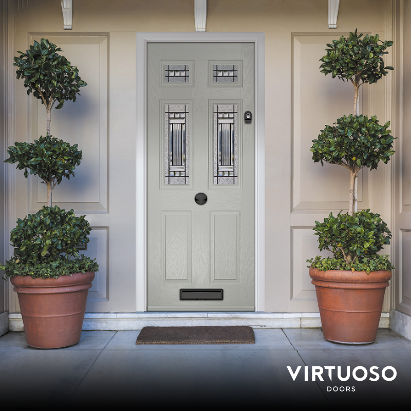 A light green Virtuoso Door.