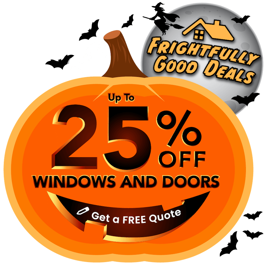 25% off windows & doors offer for Halloween